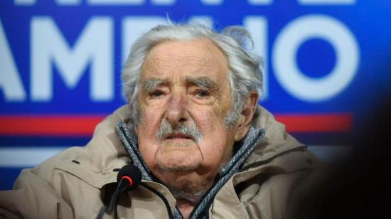 El expresidente de Uruguay, José Mujica, en un evento del Frente Amplio, en Montevideo, el 26 de agosto de 2024.