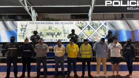 Siete personas fueron detenidas durante el decomiso de casi 400 kilos de droga, en Guayaquil.