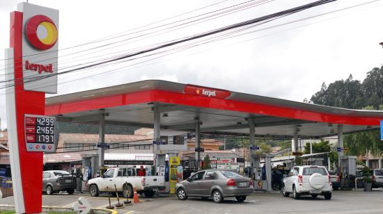 Imagen referencial de una gasolinera en Cuenca, 27 de junio de 2024.