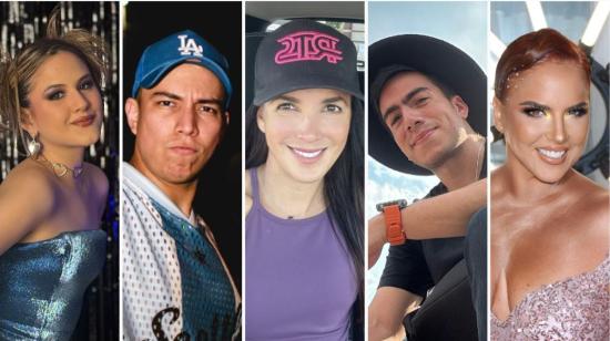 Algunos de los participantes de la segunda temporada de Masterchef Celebrity Ecuador.