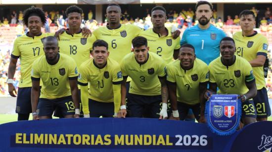 Equipo titular de Ecuador para el partido con Perú del 10 de septiembre de 2024.