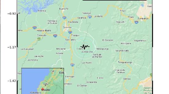 Sismo de magnitud 3.5 se registró en Los Ríos
