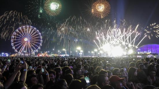 Fotografía de archivo del festival de música Rock in Rio, en Río de Janeiro (Brasil).