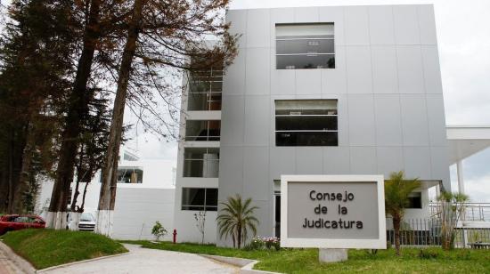 Foto referencial de la Unidad Judicial de Cayambe.