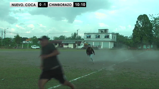 Intento de sicariato durante un partido de fútbol en El Coca, queda registrado en vivo, este 15 de septiembre de 2024.