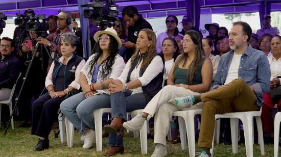 Alcalde de Quito, Pabel Muñoz, en la presentación de Estrategia de Descontaminación de Ríos del DMQ.