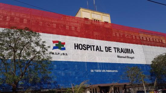 Vista panorámica del Hospital de Trauma, en Asunción, Paraguay, en 2024.