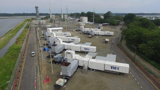 Imagen referencial de la planta de la Central Termogas Machala, en la provincia de El Oro.