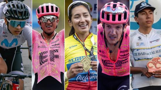 Natalia Vásquez, Alexander Cepeda, Miryam Núñez, Richard Carapaz y Mateo Ramírez están entre los convocados de Ecuador para el Mundial de Ciclismo 2024.