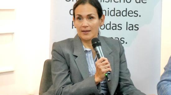 Inés Manzano, ministra de Ambiente, presidirá el COE Nacional desde este 18 de septiembre de 2024.