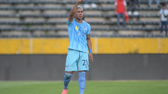 Luciano Nieto, durante un partido de Universidad Católica, el 19 de septiembre de 2024.