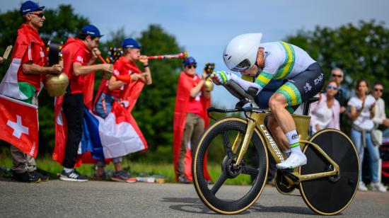 La australiana Grace Brown se llevó la victoria en la contrarreloj individual del Mundial de Ciclismo, el 22 de septiembre de 2024.