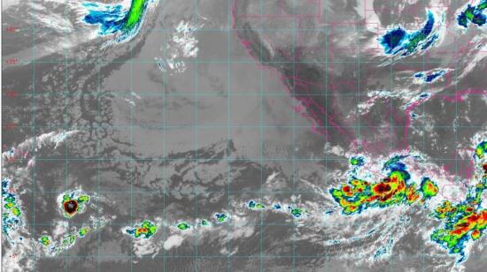 Imagen de referencia de cómo se encuentra la tormenta Helene en el océano Atlántico, 24 de septiembre de 2024.l