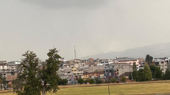 En el sector de El Valle de los Chillos se registraron lluvias de variada intensidad el 26 de septiembre de 2024.