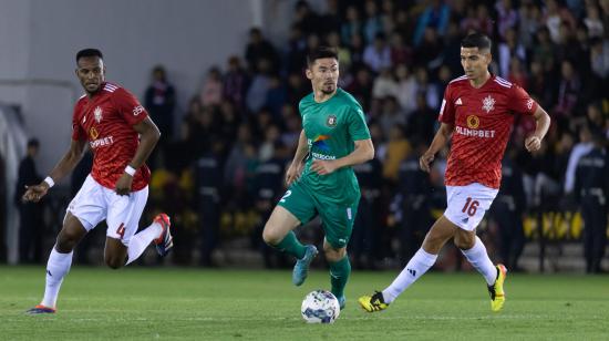 José Francisco Cevallos Jr, durante la final de la Copa de Kazajistán con el Aktobe, el 29 de septiembre de 2024.