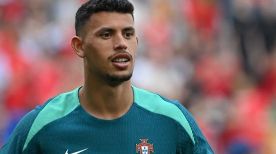 Matheus Nunes, jugador de la selección portuguesa y el Manchester City, antes de un partido de la Eurocopa, el pasado 22 de junio de 2024.