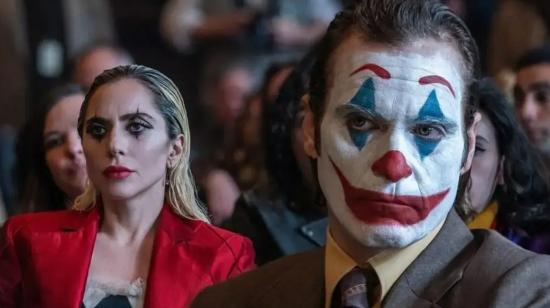 Lady Gaga y Joaquin Phoenix, en una escena de 'Joker: Folie à Deux'.