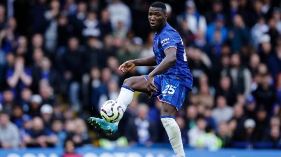 El ecuatoriano Moisés Caicedo, del Chelsea, durante el partido frente al Nottingham Forest, el 6 de octubre de 2024.