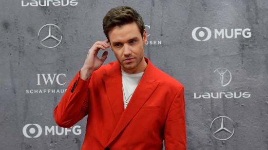 Liam Payne posa en la alfombra roja antes de la ceremonia de los Laureus World Sports Awards, 17 de febrero de 2020.