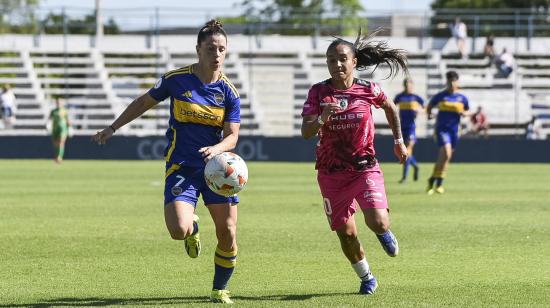 Dragonas IDV se enfrentó a Boca Juniors en la Copa Libertadores Femenina, el 19 de octubre de 2024.