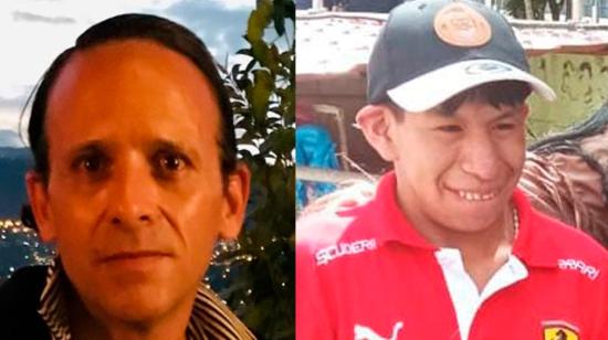 Martín Pérez y Ángel Guisha, ciudadanos reportados como desaparecidos en Quito.