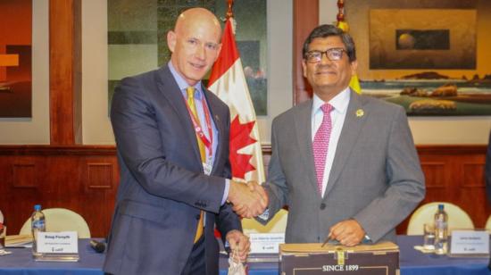 Inició la IV Ronda de Negociaciones del Acuerdo Comercial entre Ecuador y Canadá, con una sesión plenaria presidida por el ministro Luis Jaramillo, y el embajador Stephen Potter, el 21 de octubre de 2024.