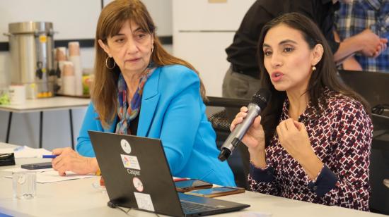 La vicepresidenta Verónica Abad durante un foro sobre la paz en Ankara el 15 de octubre de 2024.