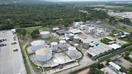 Imagen panorámica de de la termoeléctrica de Energyquil.