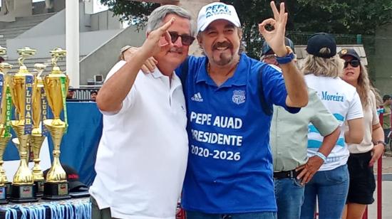 Roberto Gilbert y José Auad, candidatos en las últimas elecciones de Emelec, se ofrecen para tomar el club tras la renuncia de José Pileggi.