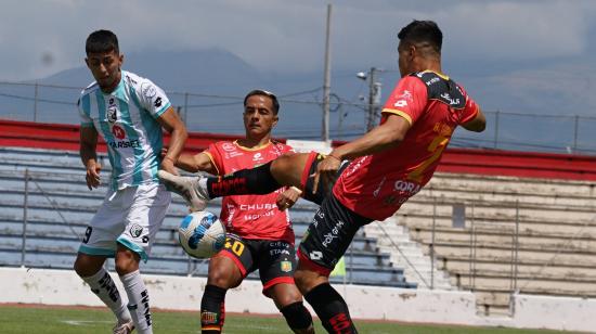 Cumbayá ante Deportivo Cuenca, en el partido jugado este sábado 2 de noviembre de 2024.