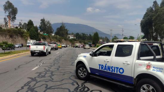 Una persona murió tras accidente de tránsito en Carapungo, en el norte de Quito