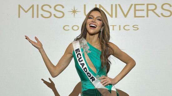 Mara Topic durante el Miss Universo, 7 de noviembre de 2024.