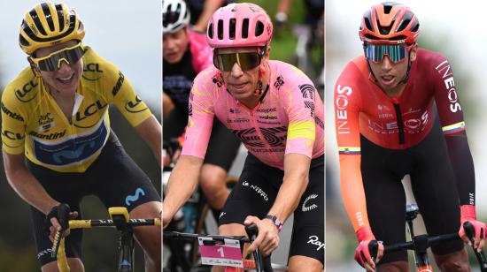 Annemiek van Vleuten (izquierda) y Egan Bernal (derecha) llegarán a Quito para correr el Giro de Rigo, el 23 y 24 de noviembre.