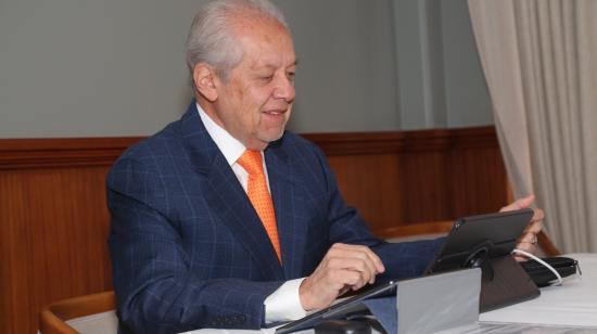 Iván Andrade, presidente del Directorio de la Corporación Financiera Nacional (CFN). Foto del 12 de noviembre de 2024.