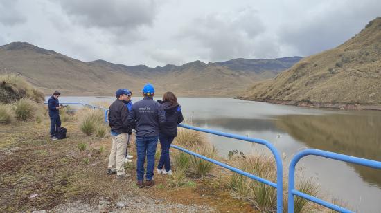 Imagen del embalse Salve Faccha, en el Parque Nacional Cayambe Cajas, el 14 de noviembre de 2024.