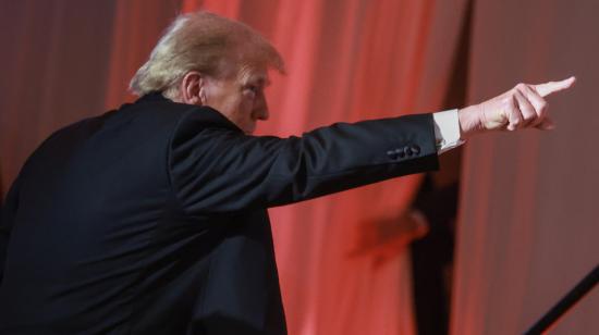 El presidente electo de Estados Unidos, Donald Trump, en la gala del America First Policy Institute en el Mar-a-Lago, en Plam Beach, Florida, el 14 de noviembre de 2024.