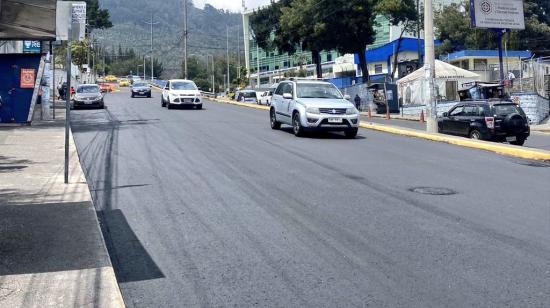 Circulación vehicular en Quito.