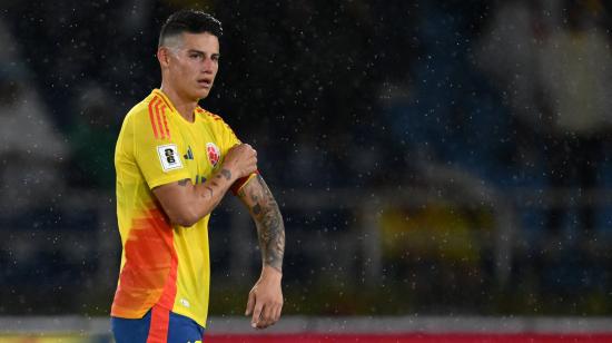 James Rodríguez, durante el partido de Colombia ante Ecuador por Eliminatorias, el 19 de noviembre de 2024.