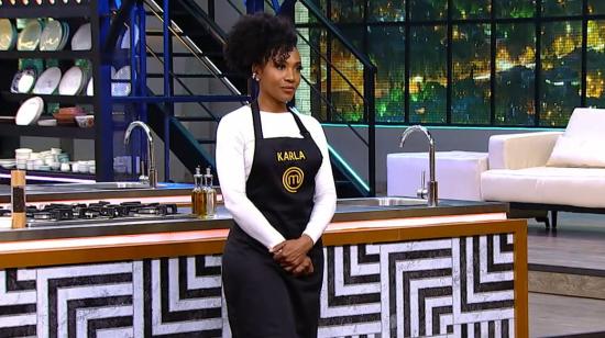 La cantante Karla Kanora es la primera eliminada de la segunda temporada de MasterChef Celebrity Ecuador, en el programa del 21 de noviembre de 2024.