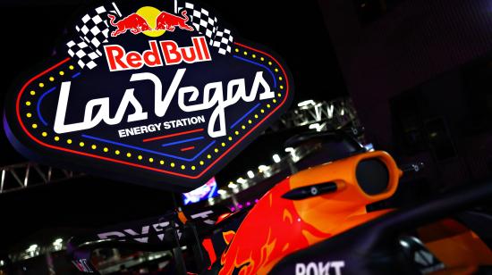 Red Bull Racing en el paddock antes del Gran Premio de Las Vegas.