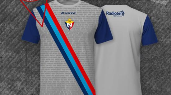 La nueva camiseta de El Nacional, 23 de noviembre de 2024.