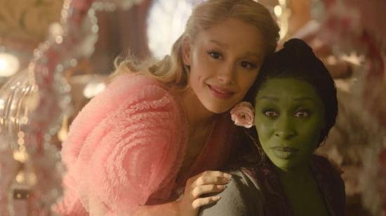 Cynthia Erivoy Ariana Grande, en una escena de 'Wicked'.