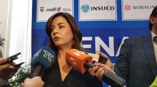 Rebeca Illescas, viceministra de Minas, el 26 de noviembre de 2024.