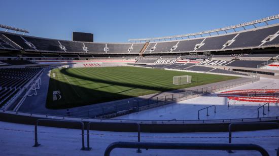 Fotografía del 13 de noviembre de 2024 del estadio Más Monumental de Buenos Aires, casa de River Plate.