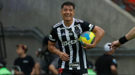 El ecuatoriano Alan Franco, durante un partido de Atlético Mineiro, el 3 de noviembre de 2024.