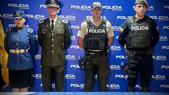 Imagen referencial de miembros de la Policía Nacional de Ecuador.