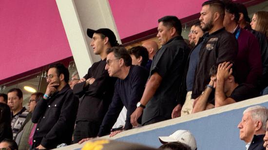 Michel Deller, durante la final de la LigaPro entre Independiente del Valle y Liga de Quito, el 14 de diciembre de 2024.