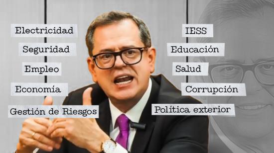 Carlos Rabascall, candidato presidencial por la Izquierda Democrática.