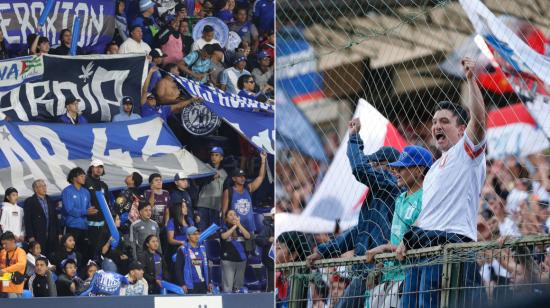 Las hinchadas de Emelec y Liga de Quito fueron las más fieles en la LigaPro 2024.