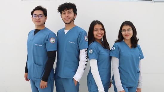 Estudiantes de la Escuela Superior Politécnica de Chimborazo (ESPOCH), 17 de noviembre de 2024.